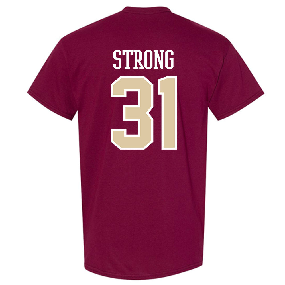 Boston College - NCAA Men's Basketball : Elijah Strong - Classic Shersey T-Shirt-1