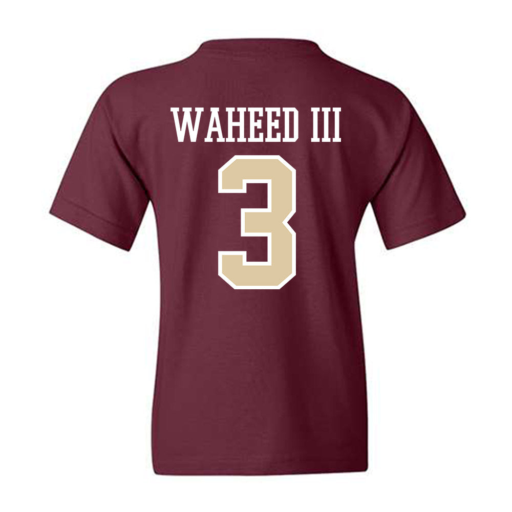 Boston College - NCAA Men's Basketball : Akbar Waheed III - Classic Shersey Youth T-Shirt-1