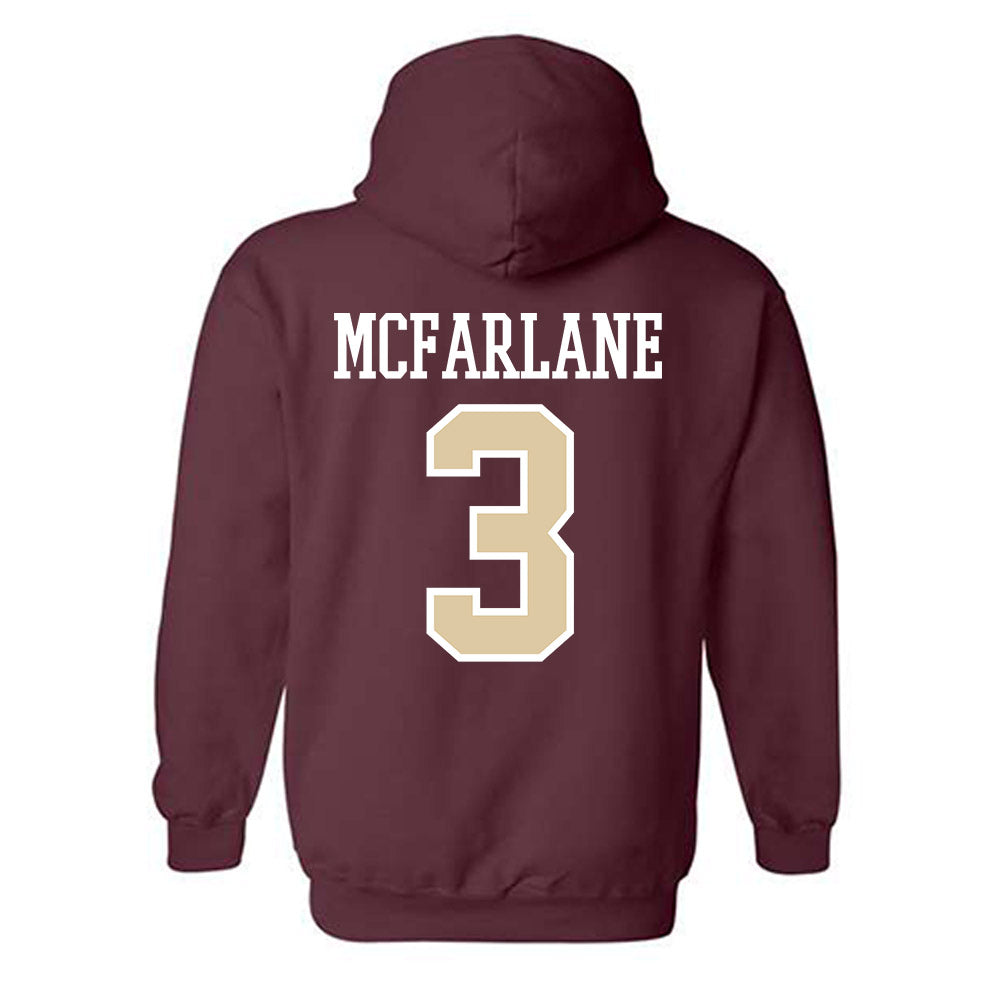 Boston College - NCAA Men's Basketball : Roger McFarlane - Classic Shersey Hooded Sweatshirt-1