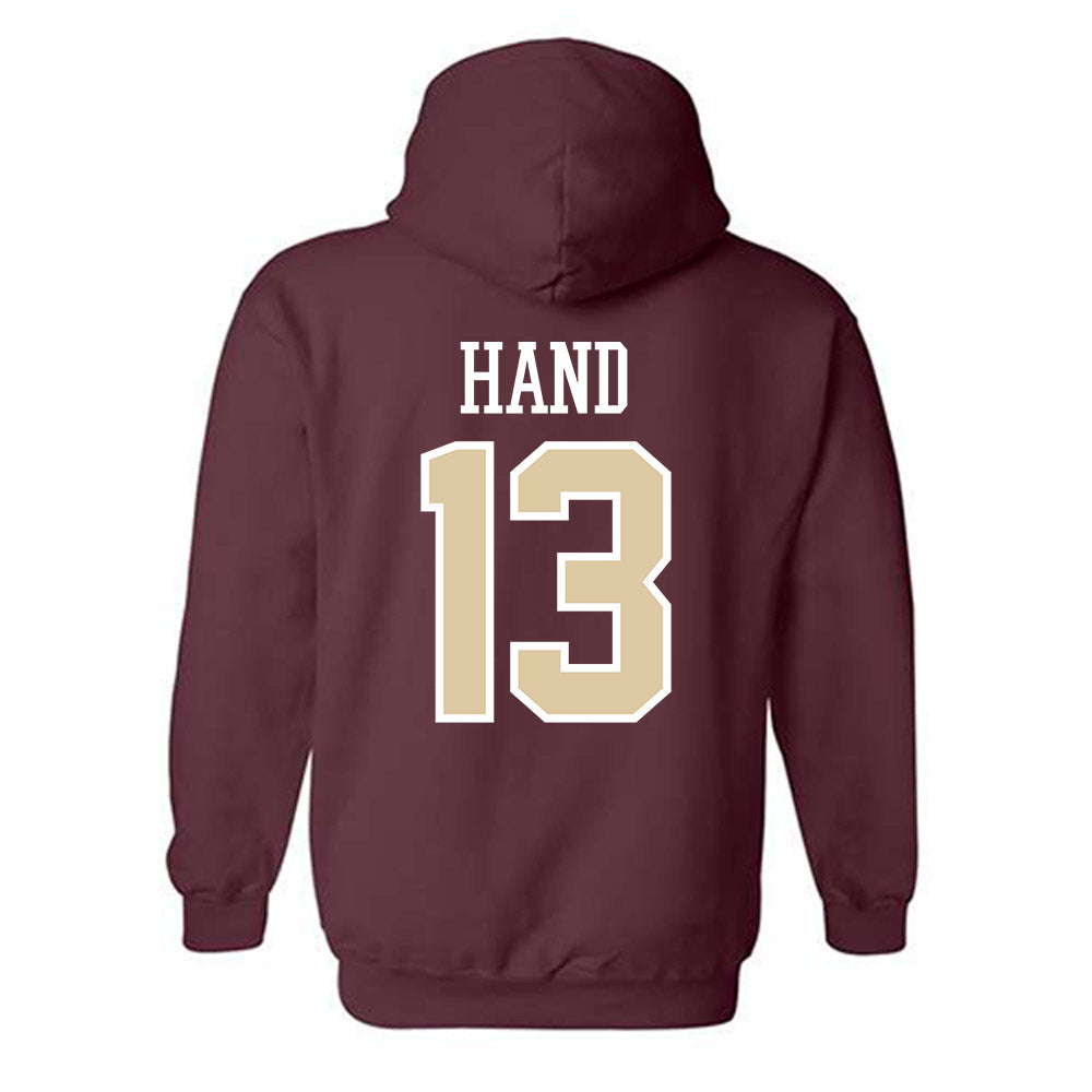 Boston College - NCAA Men's Basketball : Donald Hand - Classic Shersey Hooded Sweatshirt-1