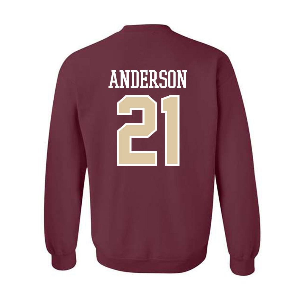 Boston College - NCAA Women's Basketball : Amirah Anderson - Classic Shersey Crewneck Sweatshirt-1