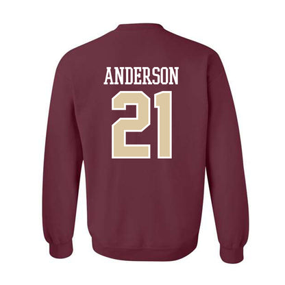 Boston College - NCAA Women's Basketball : Amirah Anderson - Classic Shersey Crewneck Sweatshirt-1