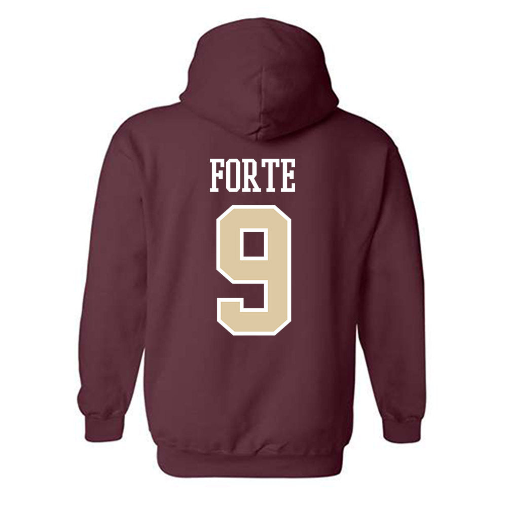 Boston College - NCAA Men's Basketball : Chase Forte - Classic Shersey Hooded Sweatshirt-1
