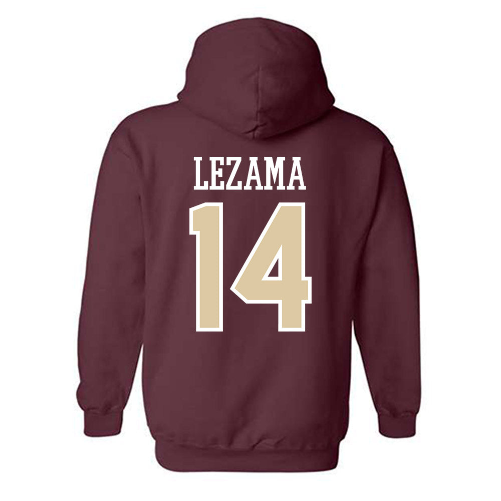 Boston College - NCAA Women's Basketball : Kayla Lezama - Classic Shersey Hooded Sweatshirt-1