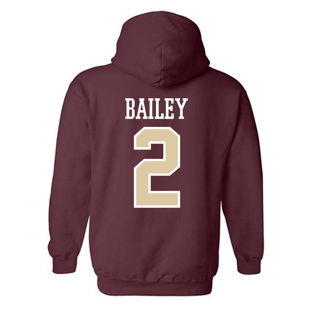 Boston College - NCAA Men's Basketball : Jack Bailey - Classic Shersey Hooded Sweatshirt-1