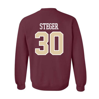 Boston College - NCAA Men's Basketball : Caleb Steger - Classic Shersey Crewneck Sweatshirt-1