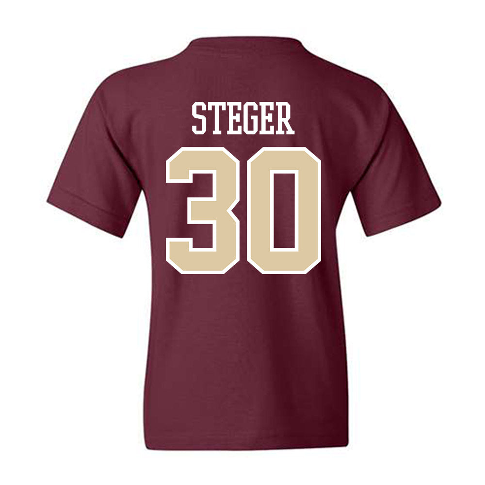 Boston College - NCAA Men's Basketball : Caleb Steger - Classic Shersey Youth T-Shirt-1