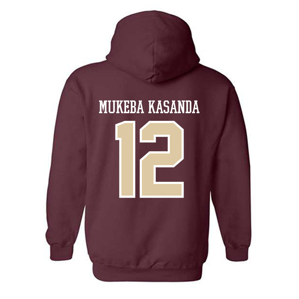 Boston College - NCAA Women's Basketball : Deborah Mukeba Kasanda - Classic Shersey Hooded Sweatshirt-1