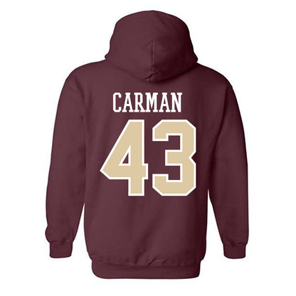 Boston College - NCAA Women's Basketball : Ally Carman - Classic Shersey Hooded Sweatshirt-1