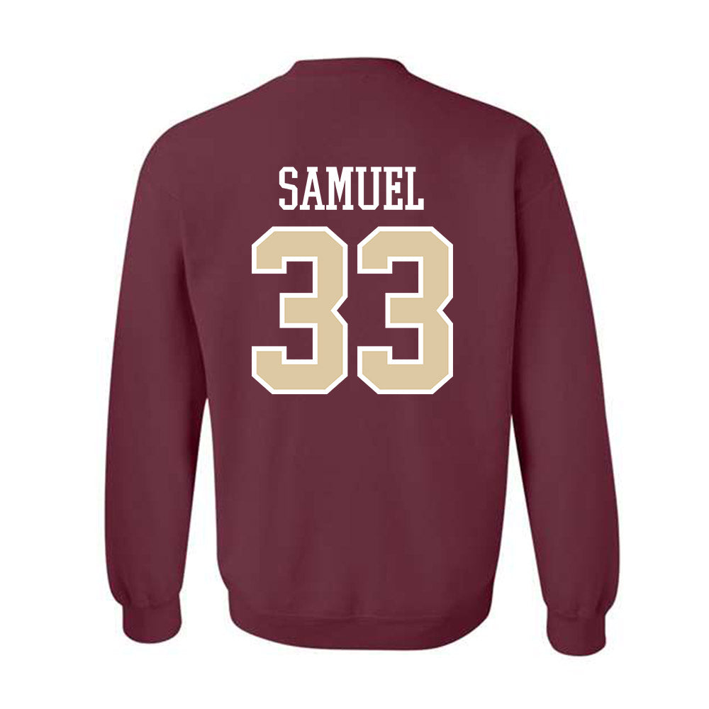 Boston College - NCAA Women's Basketball : Savannah Samuel - Classic Shersey Crewneck Sweatshirt-1