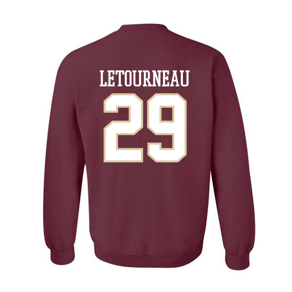 Boston College - NCAA Men's Ice Hockey : Dean Letourneau - Classic Shersey Crewneck Sweatshirt-1