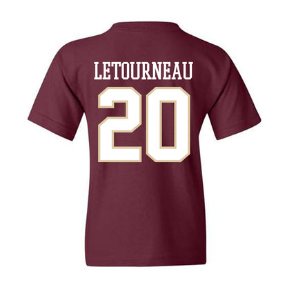 Boston College - NCAA Men's Ice Hockey : Dean Letourneau - Youth T-Shirt