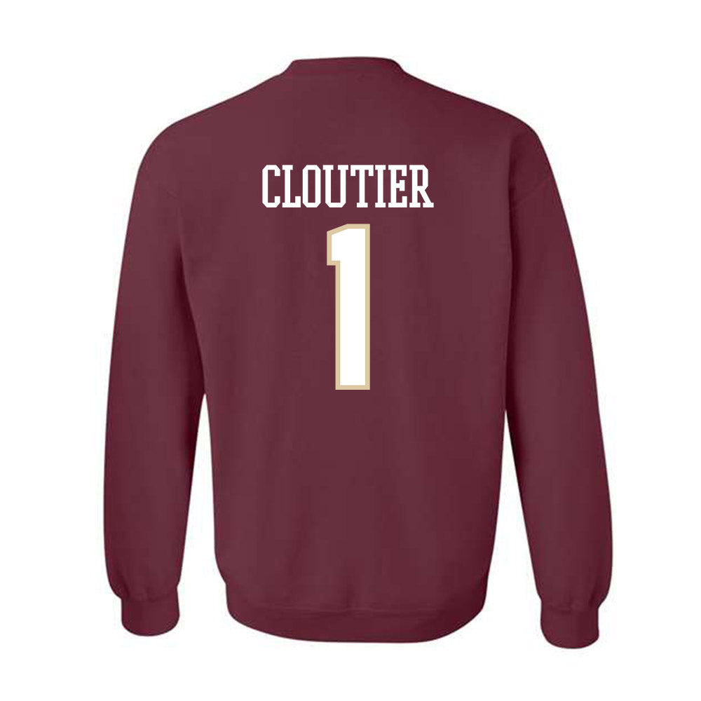 Boston College - NCAA Men's Ice Hockey : Louka Cloutier - Classic Shersey Crewneck Sweatshirt-1