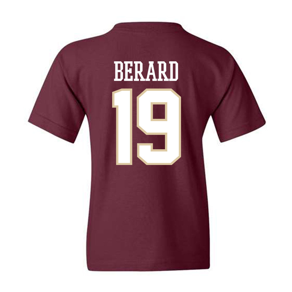 Boston College - NCAA Men's Ice Hockey : Brady Berard - Youth T-Shirt