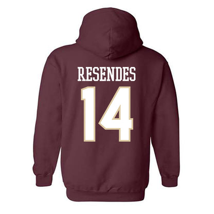 Boston College - NCAA Men's Ice Hockey : Landan Resendes - Classic Shersey Hooded Sweatshirt-1