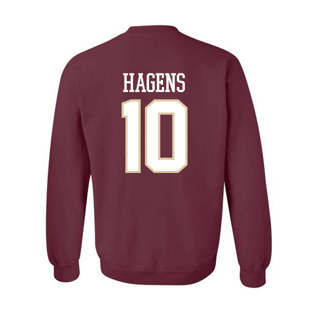 Boston College - NCAA Men's Ice Hockey : James Hagens - Classic Shersey Crewneck Sweatshirt-1