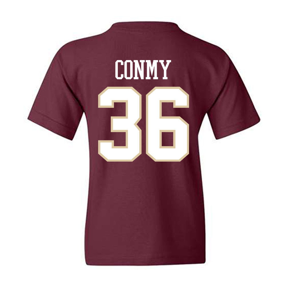 Boston College - NCAA Men's Ice Hockey : Ryan Conmy - Classic Shersey Youth T-Shirt-1