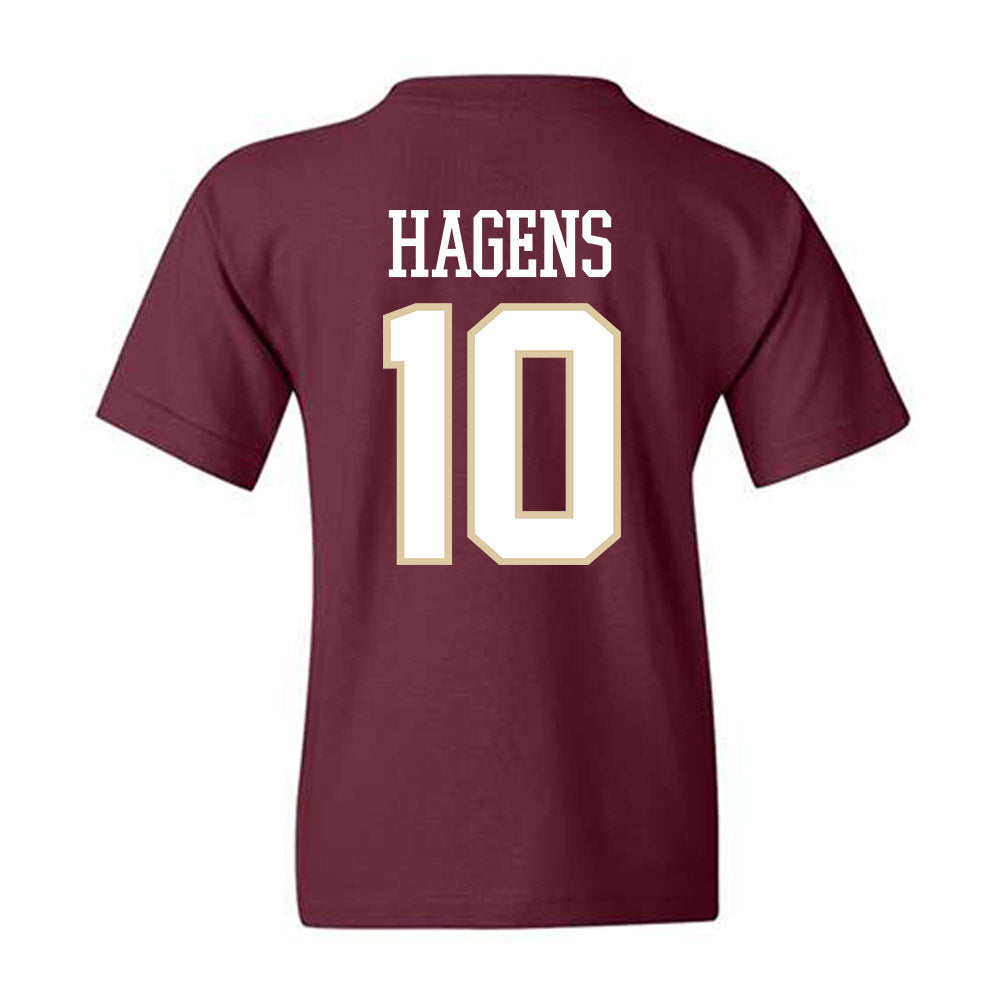 Boston College - NCAA Men's Ice Hockey : James Hagens - Classic Shersey Youth T-Shirt-1