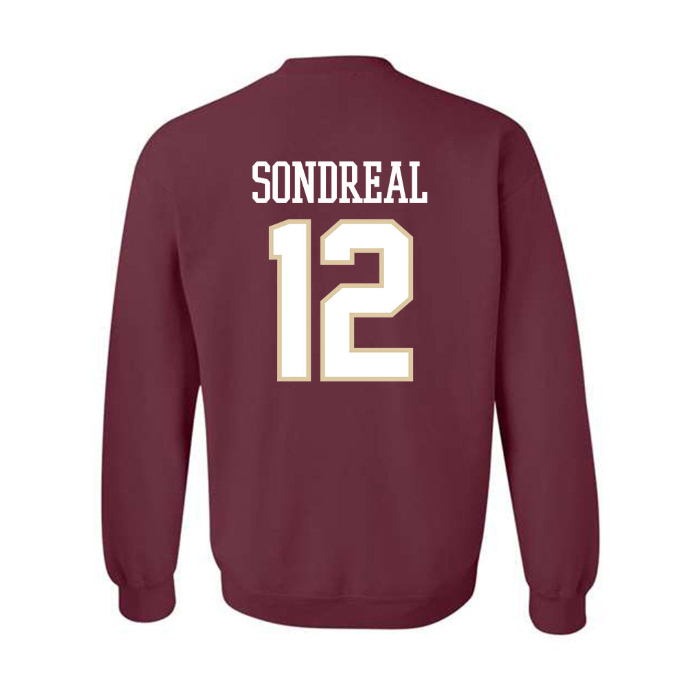 Boston College - NCAA Men's Ice Hockey : Jake Sondreal - Classic Shersey Crewneck Sweatshirt-1