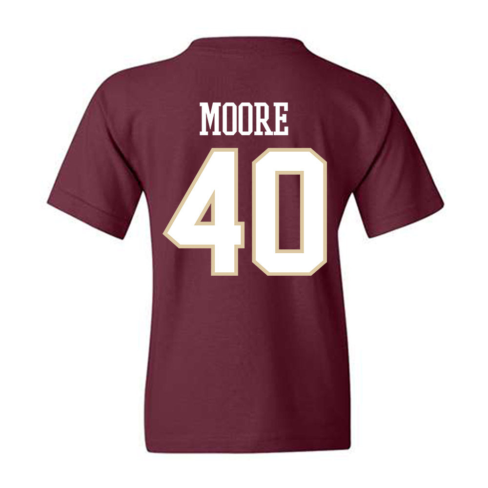 Boston College - NCAA Men's Ice Hockey : William Moore - Classic Shersey Youth T-Shirt-1
