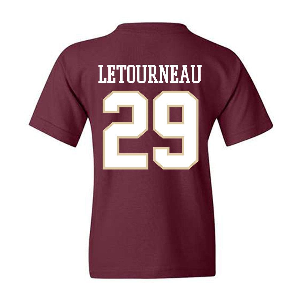 Boston College - NCAA Men's Ice Hockey : Dean Letourneau - Classic Shersey Youth T-Shirt-1
