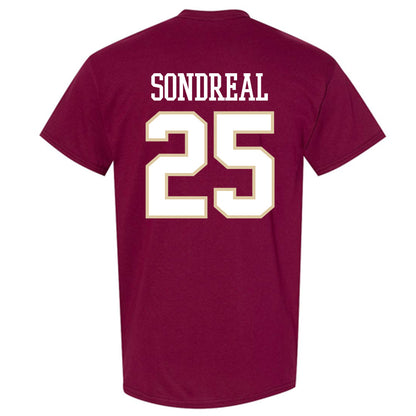 Boston College - NCAA Men's Ice Hockey : Jake Sondreal - Classic Shersey T-Shirt-1