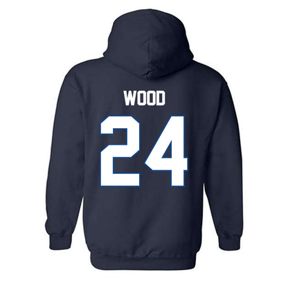 BYU - NCAA Football : Ethan Wood - Classic Shersey Hooded Sweatshirt-1
