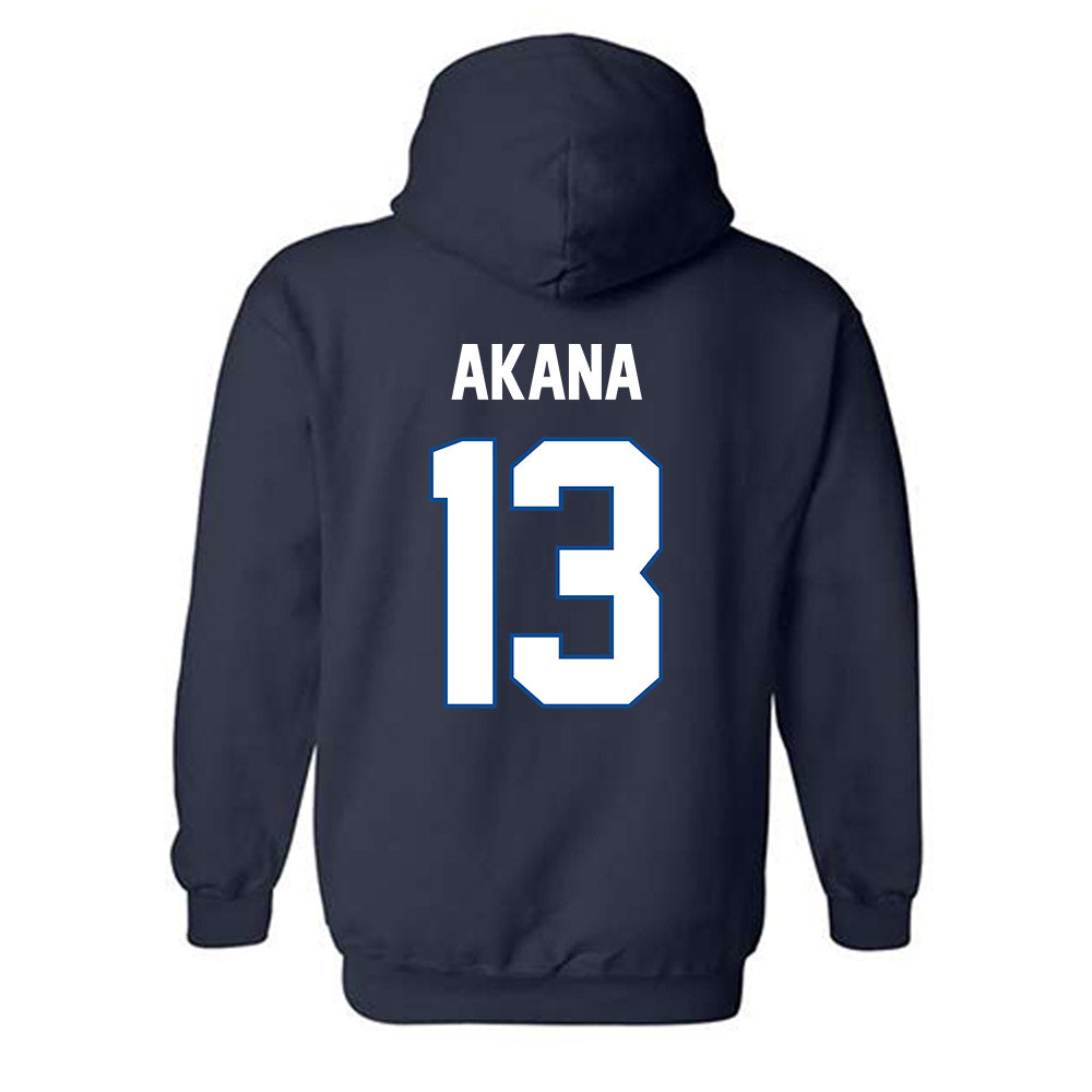 BYU - NCAA Football : Tausili Akana - Classic Shersey Hooded Sweatshirt-1