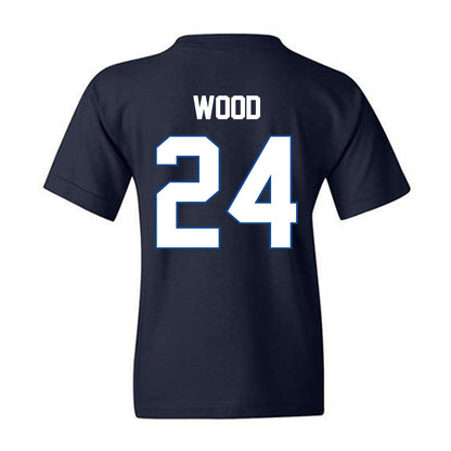 BYU - NCAA Football : Ethan Wood - Classic Shersey Youth T-Shirt-1