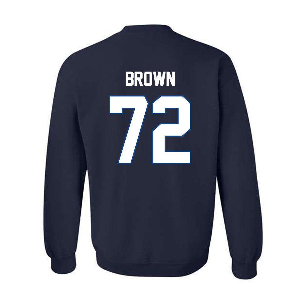 BYU - NCAA Football : Joe Brown - Classic Shersey Crewneck Sweatshirt-1