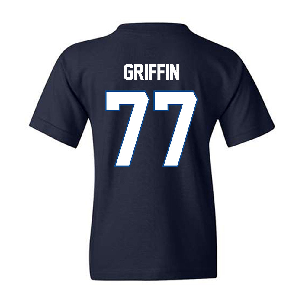 BYU - NCAA Football : Jake Griffin - Classic Shersey Youth T-Shirt-1