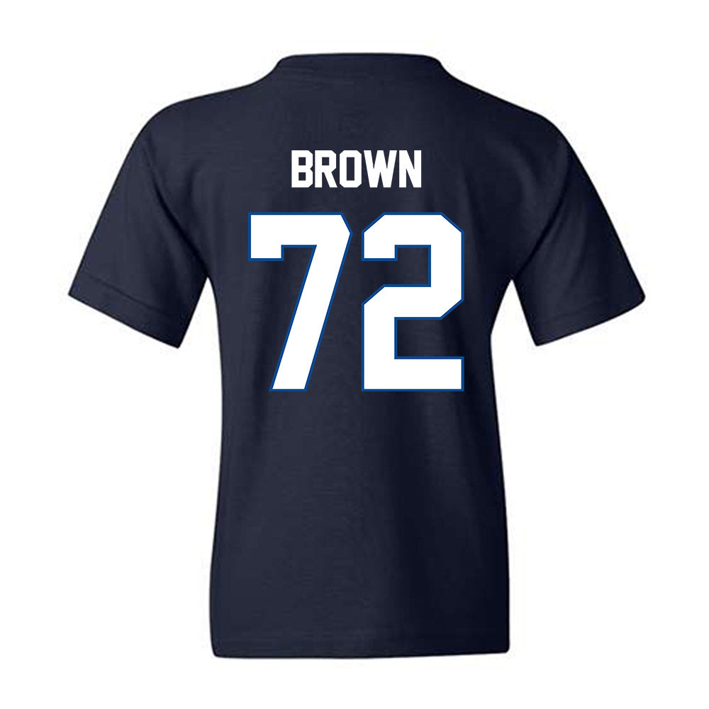 BYU - NCAA Football : Joe Brown - Classic Shersey Youth T-Shirt-1