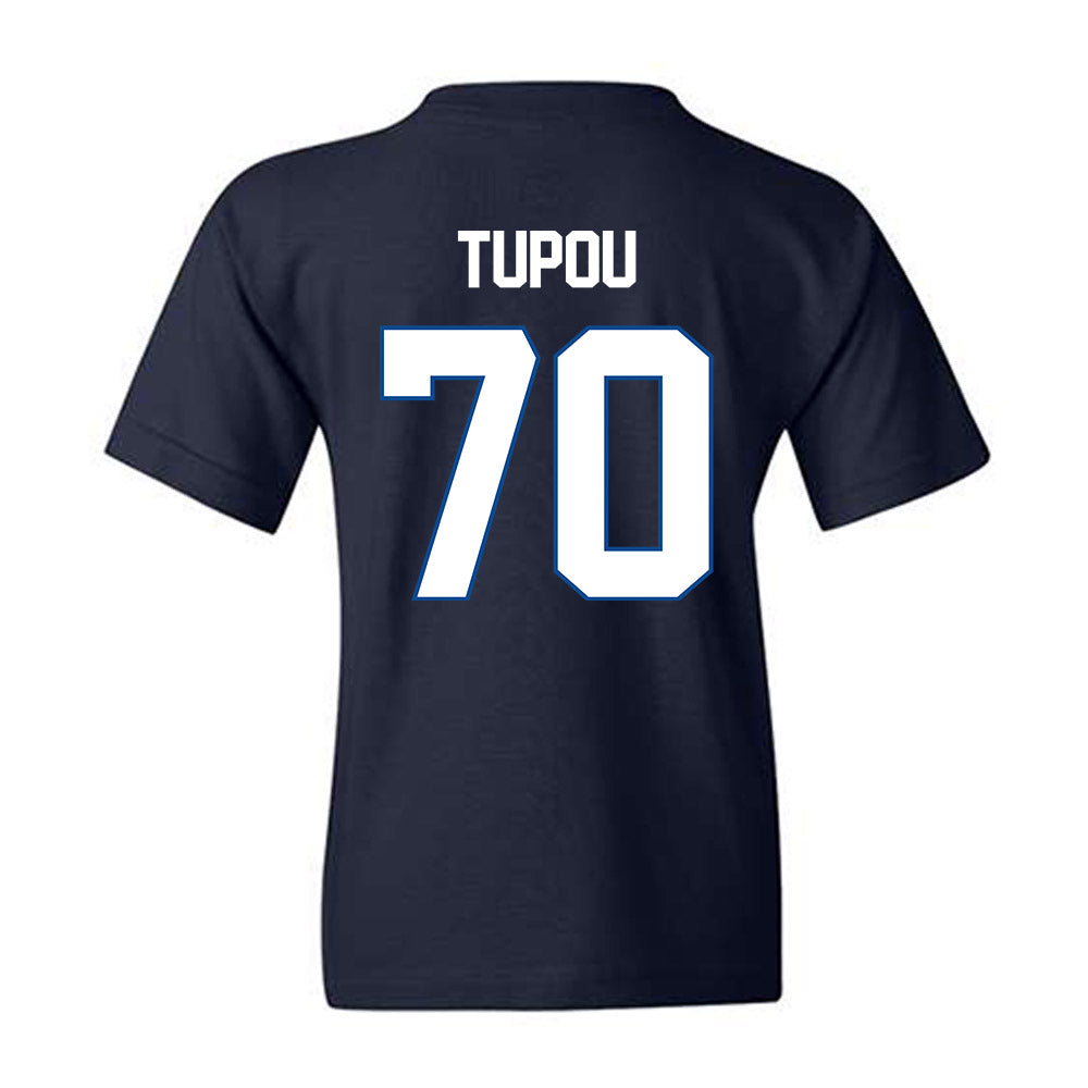 BYU - NCAA Football : Iki Tupou - Classic Shersey Youth T-Shirt-1