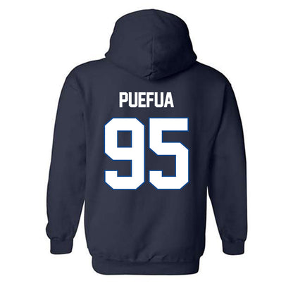 BYU - NCAA Football : Alvin Puefua - Classic Shersey Hooded Sweatshirt-1