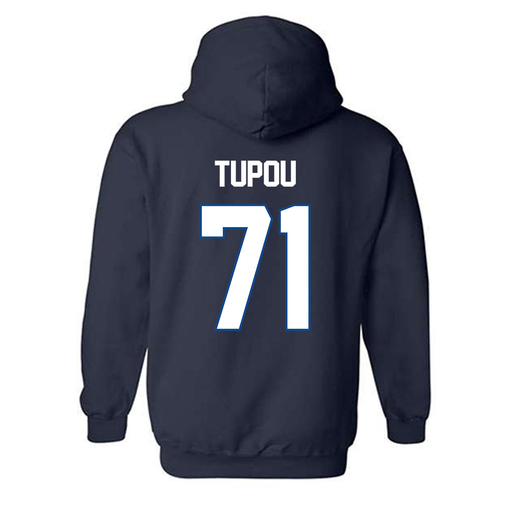 BYU - NCAA Football : Iki Tupou - Classic Shersey Hooded Sweatshirt