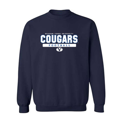 BYU - NCAA Football : Tayvion Beasley - Classic Shersey Crewneck Sweatshirt-0