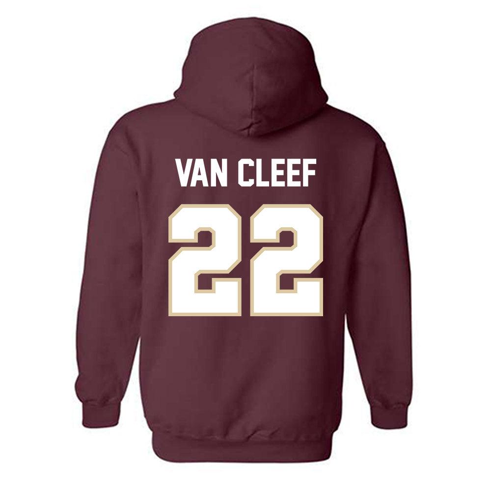Boston College - NCAA Softball : Emily Van Cleef - Classic Shersey Hooded Sweatshirt-1