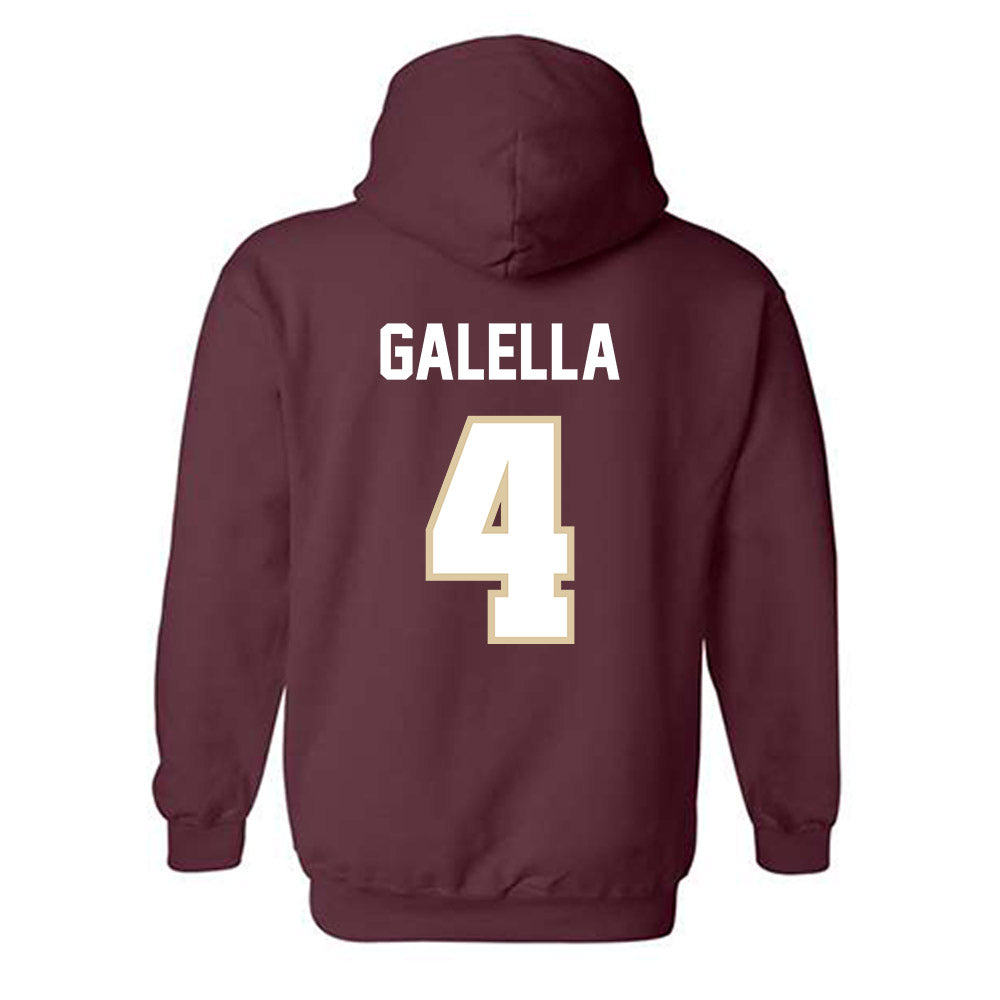 Boston College - NCAA Softball : Mia Galella - Classic Shersey Hooded Sweatshirt-1