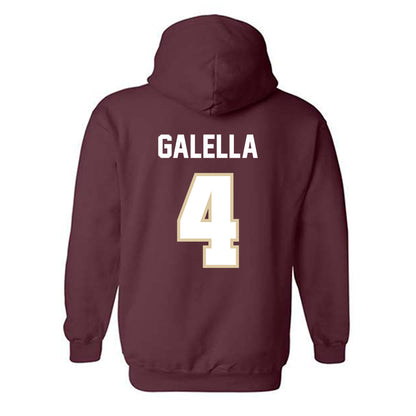 Boston College - NCAA Softball : Mia Galella - Classic Shersey Hooded Sweatshirt-1