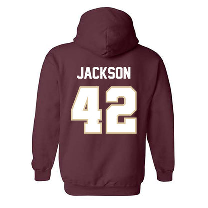 Boston College - NCAA Softball : Emma Jackson - Classic Shersey Hooded Sweatshirt-1