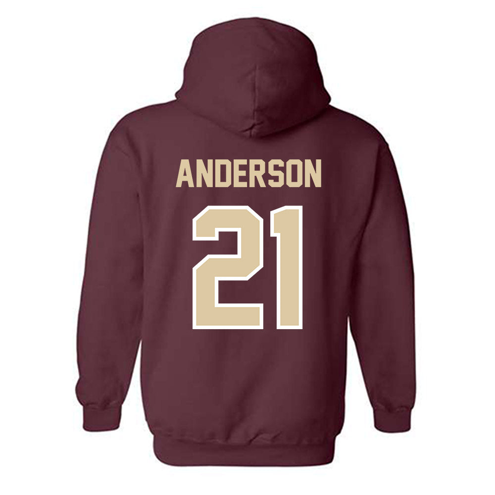 Boston College - NCAA Women's Basketball : Amirah Anderson - Classic Shersey Hooded Sweatshirt-1