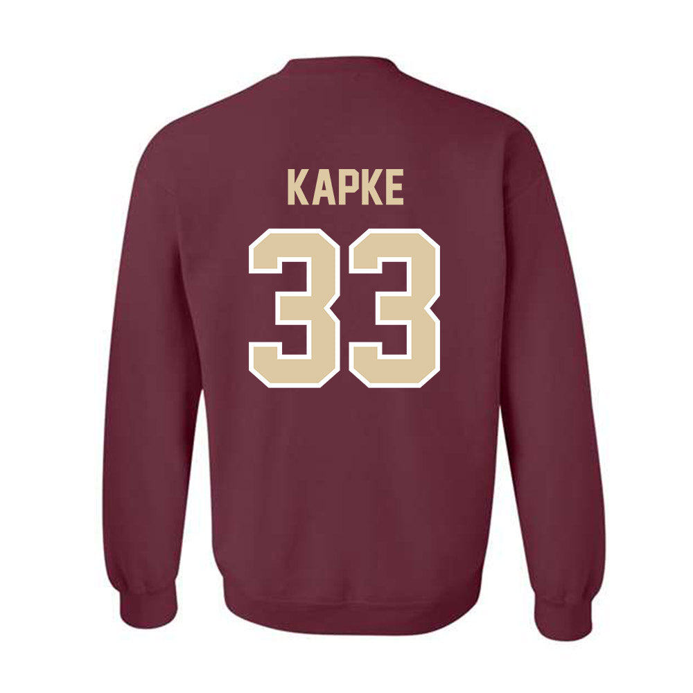 Boston College - NCAA Men's Basketball : Boden Kapke - Classic Shersey Crewneck Sweatshirt-1