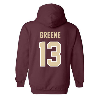 Boston College - NCAA Women's Basketball : Tatum Greene - Classic Shersey Hooded Sweatshirt