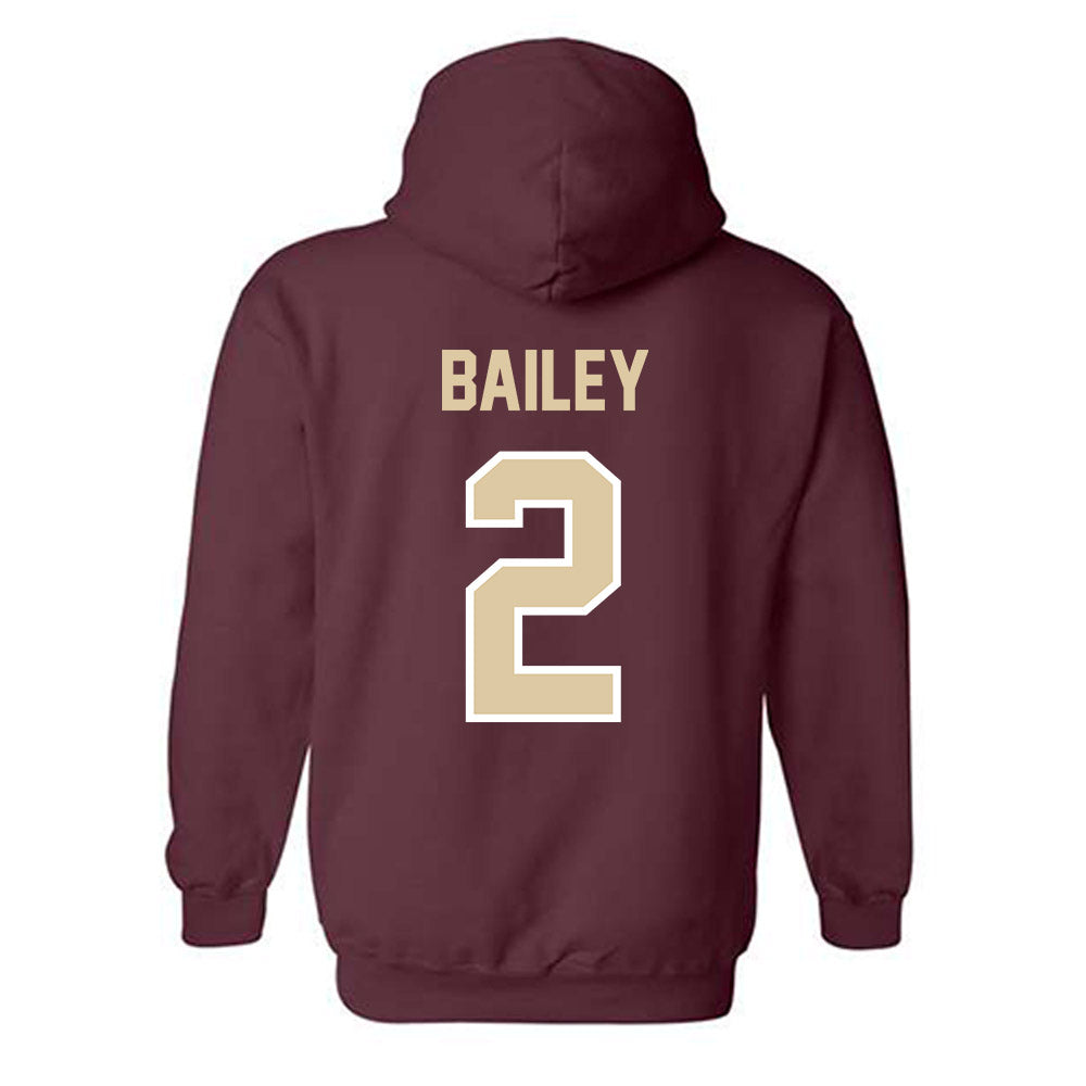 Boston College - NCAA Men's Basketball : Jack Bailey - Classic Shersey Hooded Sweatshirt-1
