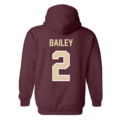 Boston College - NCAA Men's Basketball : Jack Bailey - Classic Shersey Hooded Sweatshirt-1