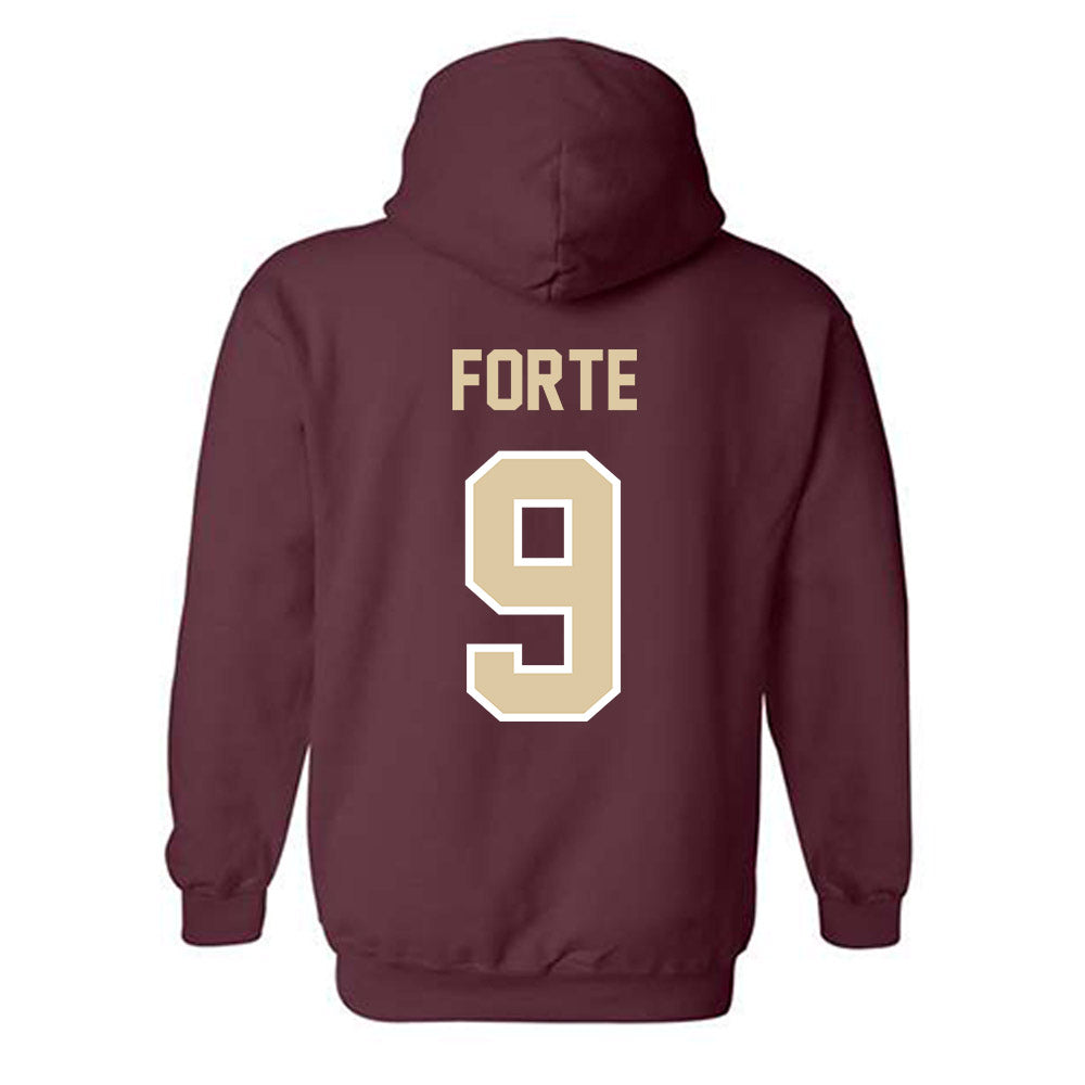 Boston College - NCAA Men's Basketball : Chase Forte - Classic Shersey Hooded Sweatshirt-1