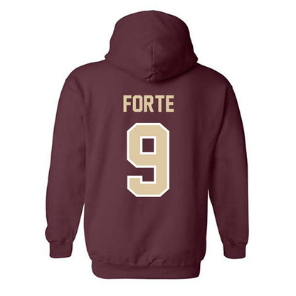 Boston College - NCAA Men's Basketball : Chase Forte - Classic Shersey Hooded Sweatshirt-1