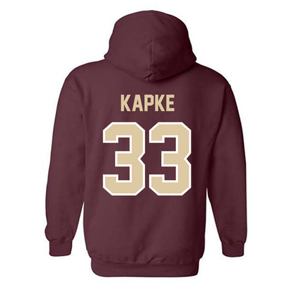 Boston College - NCAA Men's Basketball : Boden Kapke - Classic Shersey Hooded Sweatshirt-1