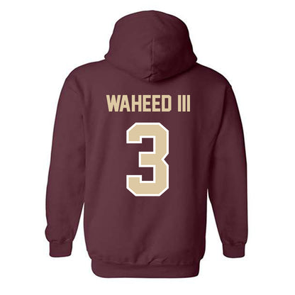 Boston College - NCAA Men's Basketball : Akbar Waheed III - Classic Shersey Hooded Sweatshirt-1