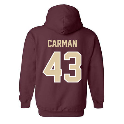 Boston College - NCAA Women's Basketball : Ally Carman - Classic Shersey Hooded Sweatshirt